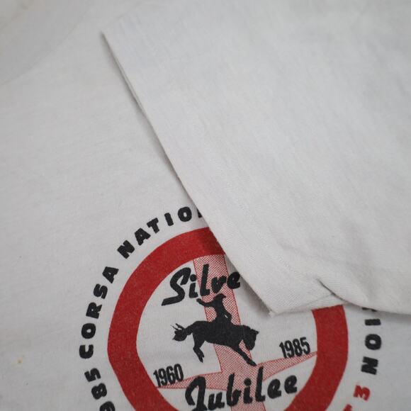 Vintage Corsa Chevrolet Corvair Owner Club 1985 Jubilee T Shirt - Picture 5 of 10